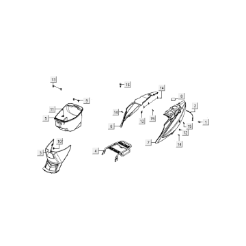 Buddybak Kymco Agility Delivery 4-stroke euro4 black