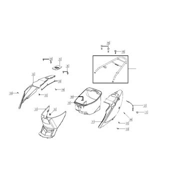 Buddybak Kymco Agility FR 12" 4-stroke euro4 brown