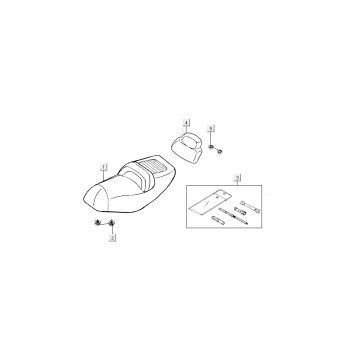 Buddyseat Kymco Dink AC 2-stroke Silver