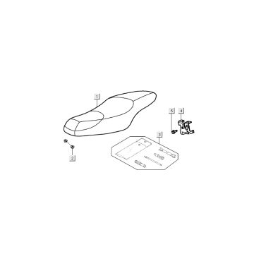 Buddyseat Kymco Filly 4-stroke silver