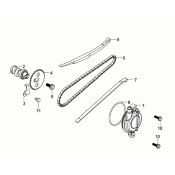 Cam Shaft Sym Orbit III 50 E5
