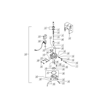 carburetor-choke Kymco Grand Dink 2-stroke Champagne