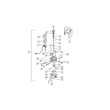 Carburetor Kymco Dink AC 2-stroke Silver