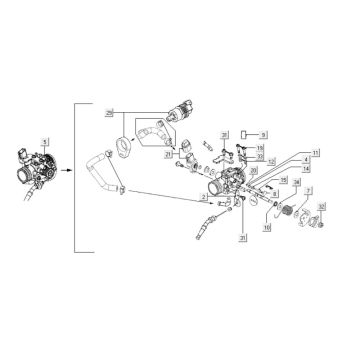Carburetor Kymco New Dink 200i 4T