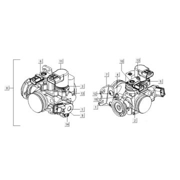 Carburetor Kymco People S 300i 4T LC