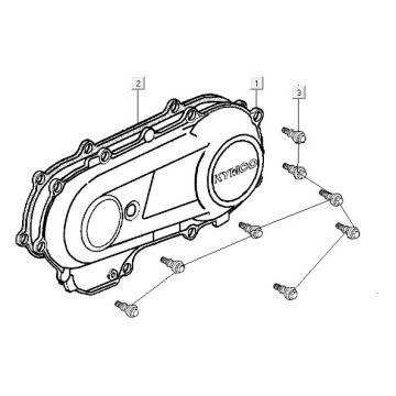 Oil cover Kymco MXU 50