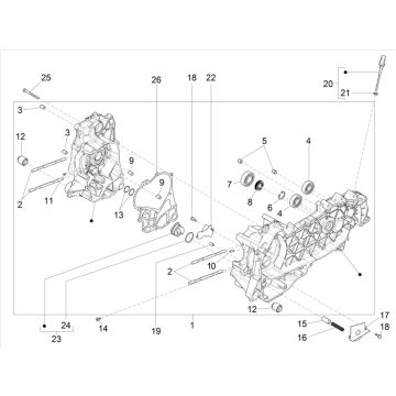Carter Vespa GTS 300 HPE 4V IE ABS Euro 4 2019