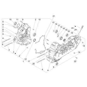 Carter Piaggio MP3 500 LT Business 2014-2016