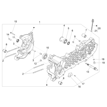 Carter Vespa Sprint 4-stroke 3-valve (euro4 injection IGET)