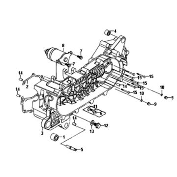 Inner crankcase cover Sym Symphony ST euro4