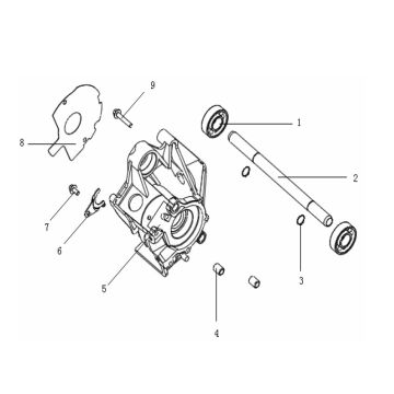 Sump Generic Ideo red 2007 2-stroke