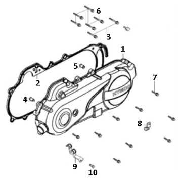 Sump GY6 10 (EURO 4; after 2018)-Carterhelft GY6 10 (EURO 4 na 2018) l tm n