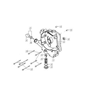 Sump Kymco Carry 4-stroke black