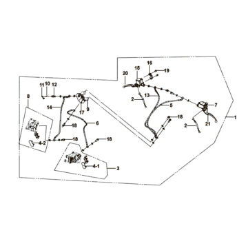 CBS brake system Sym Symphony ST 125I E4