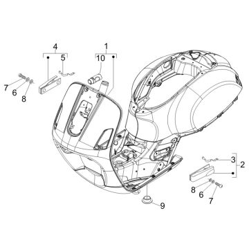 Frame Vespa GTV 250 IE 4V