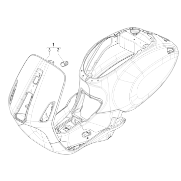 Chassis/Frame Vespa Eletrica 45KM/H E5 2021 (EMEA)