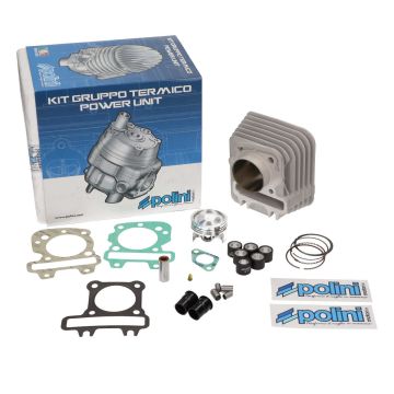 Cylinder Piaggio/Vespa 4-stroke 3-valve 80cc 49mm Polini