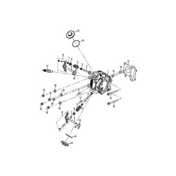 Cylinder head 3B3 50cc (Euro 4; after 2018)