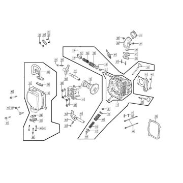 Cylinder head Agility City 16" 125 4T AC