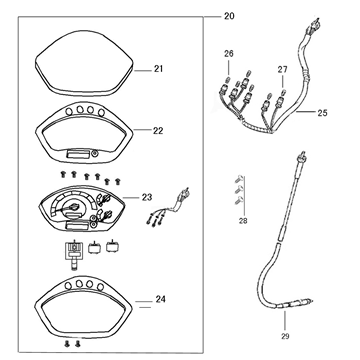 Cockpit-Teller AGM VX125 matt black