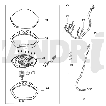 Cockpit-Teller Santini Capri silver