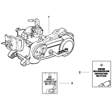 Complete engine Piaggio Zip 50 SP 2006-2013