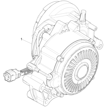 Complete engine: Vespa Eletrica 45KM/H E5 2021 (EMEA)
