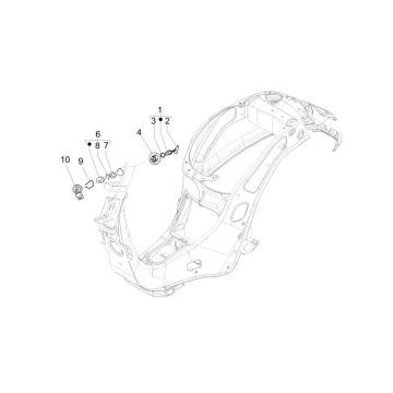 Ignition Lock Vespa Sprint 4-Stroke 3-Valve (Euro4 Injection IGET)