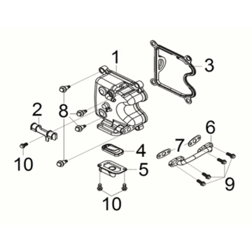 Cylinder head cover Sym Joymax Z 125i E5 2022
