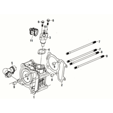 Cylinder Sym Jet 14 125I LC E5 2021-2024