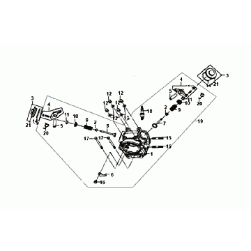 CYLINDERHEAD Kpl.SYM Orbit III Black