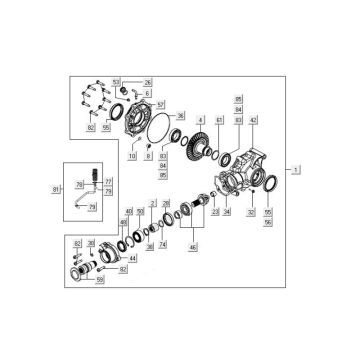 Differential Kymco MXU 400