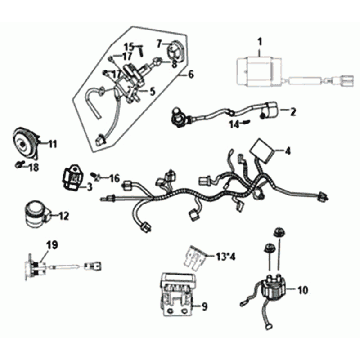 Electric Part Sym Fiddle III Euro4