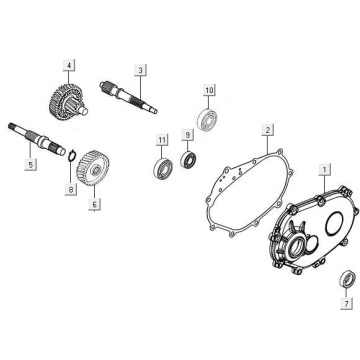 Transmission Kymco New Downtown 125I ABS