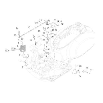ECU - voltage regulator GTS 125 IU
