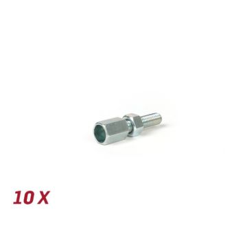 Adjusting screw M5 x 20 mm (inner diameter = 6.9 mm) BGM original (used for Vespa shifter) 10 pieces