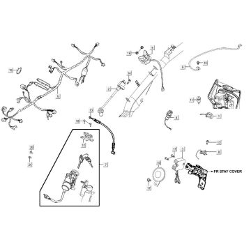 electrical parts AGILITY CITY 16 4T 125