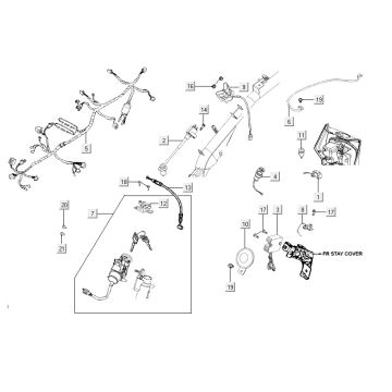 electrical parts AGILITY CITY 16 4T 150