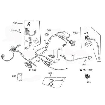 Electric parts China Joy brown