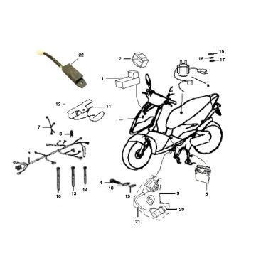 Electrical parts Generic Xor silver 2006 2-stroke