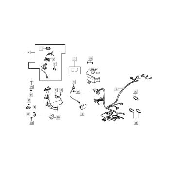 Electrical parts Kymco Carry 4-stroke white