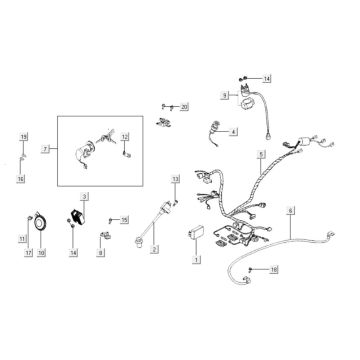 Electrical Parts Kymco Like 125cc
