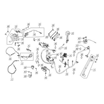 Electrical parts Kymco New Dink 200i