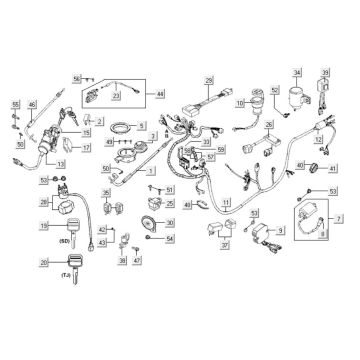 Electrical parts Kymco People S 300i 4T LC