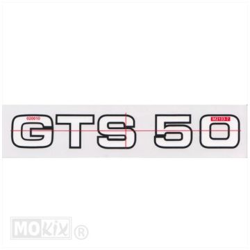 ZUNDAPP STICKER GTS50 WHITE/BLACK 160 x 25mm (1)