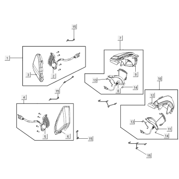 Flashing Light Kymco E-Vitality