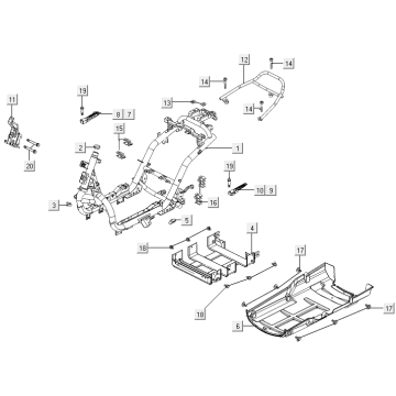 Frame Kymco E-Vitality