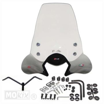 Windshield high clear Peugeot V-Clic 50 Faco