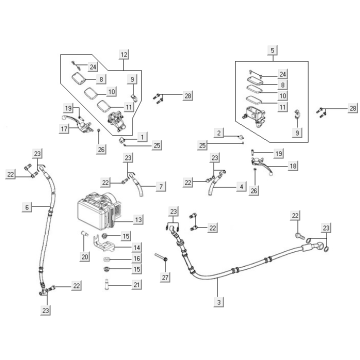 Brake System Kymco New Downtown 125I ABS