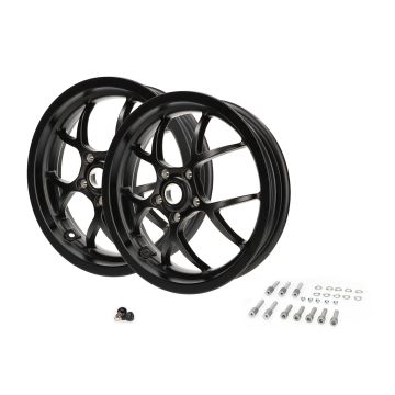 Wheel set ((v/a) including mounting sets) BGM PRO Sport 3.00-13 inch Vespa GTS, GTS Super, GTV, Sei Giorni, GT 60, GT, GT L 125-300cc matt black